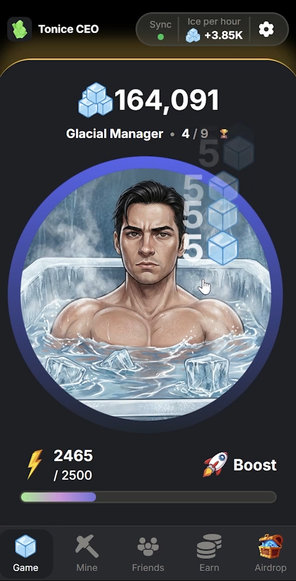 Full Clicker Game for Telegram 2.0 screenshot 1