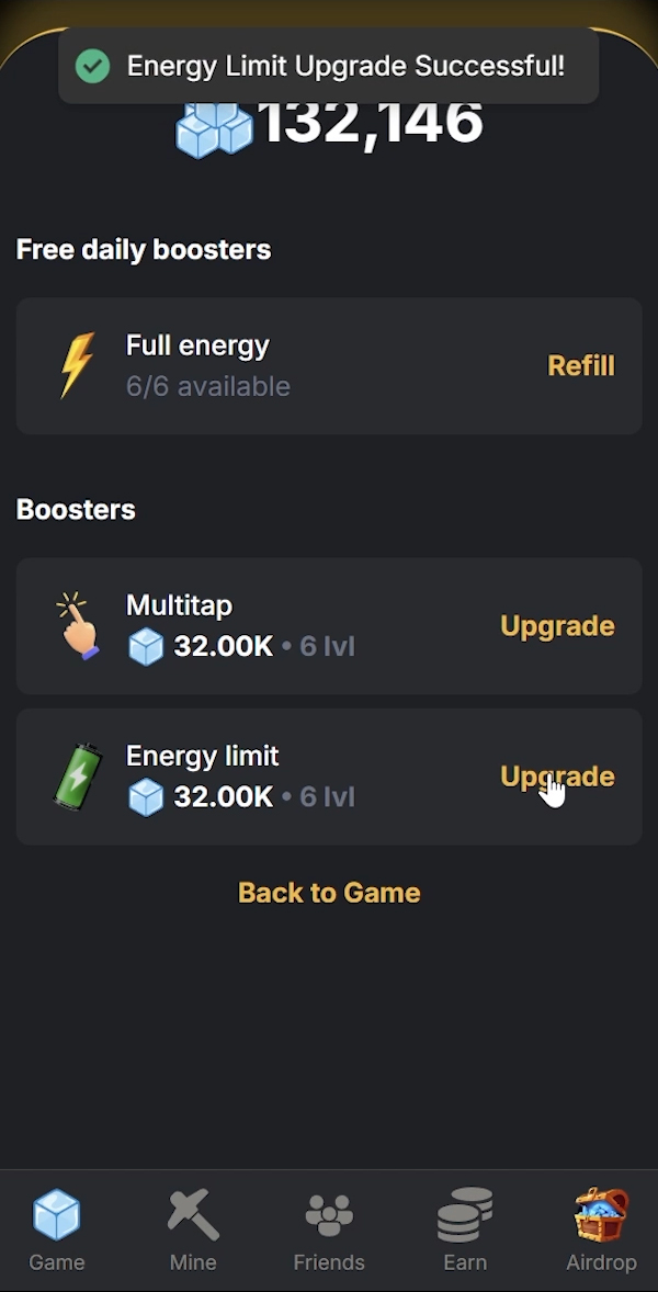 Full Clicker Game for Telegram 2.0 screenshot 3