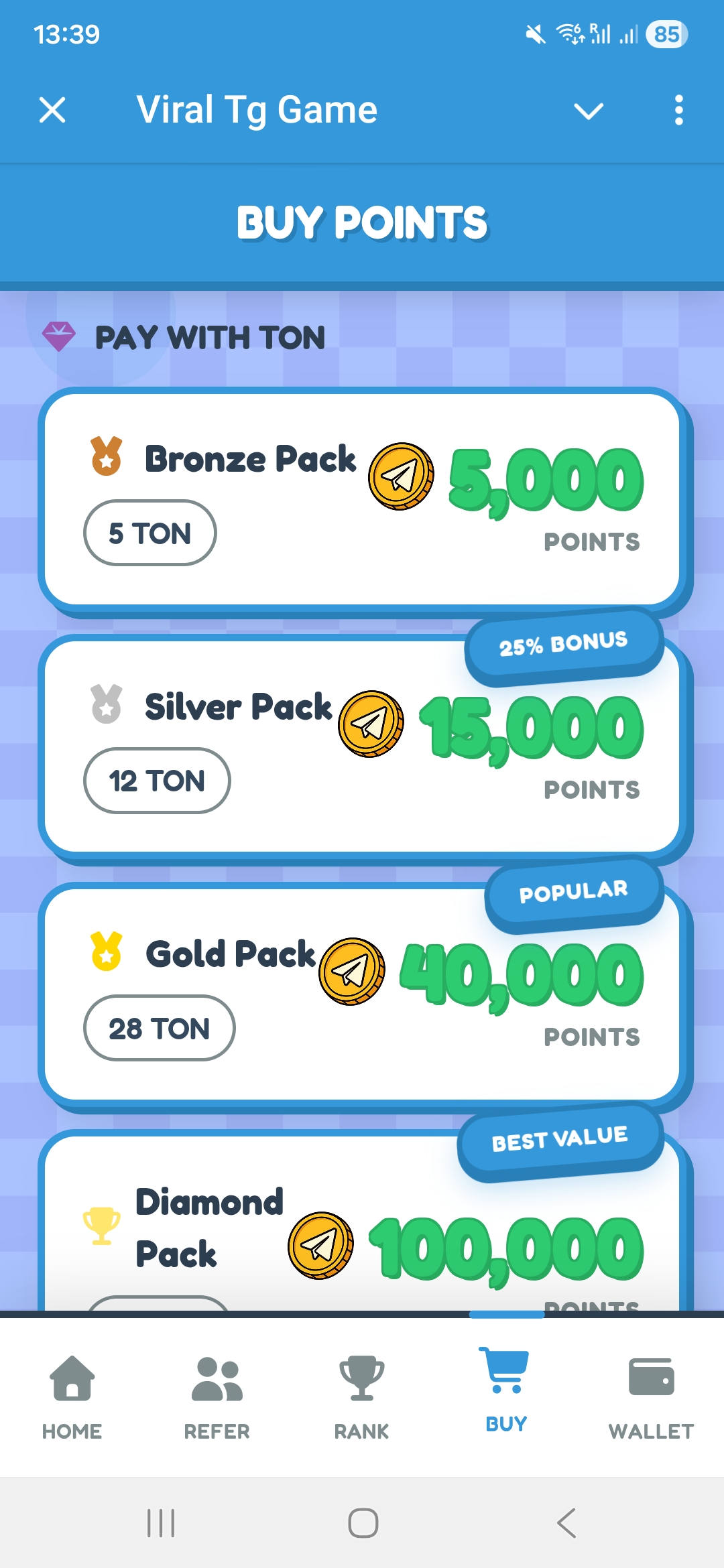 Product screenshot 12 for Complete Crypto Telegram Mini App Game Source Code
