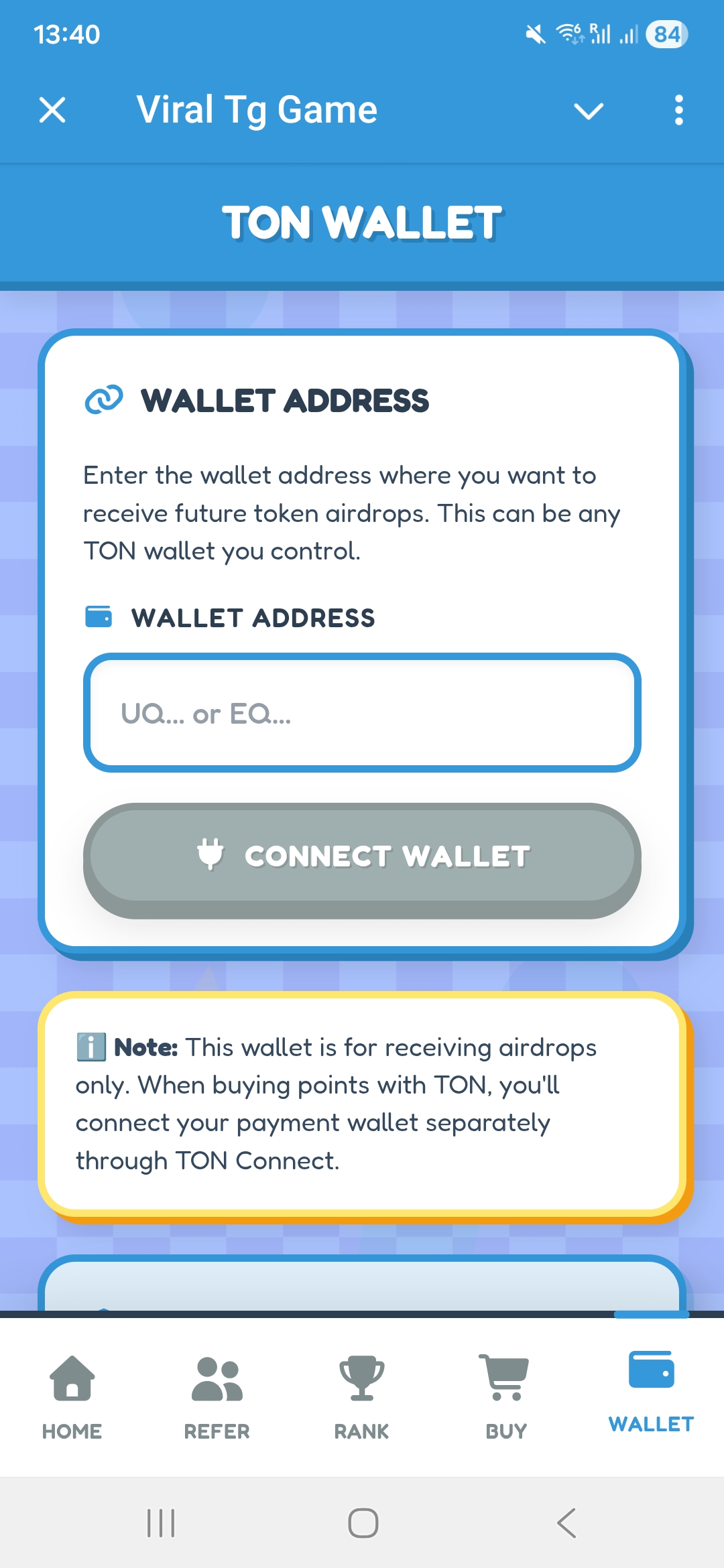 Product screenshot 15 for Complete Crypto Telegram Mini App Game Source Code
