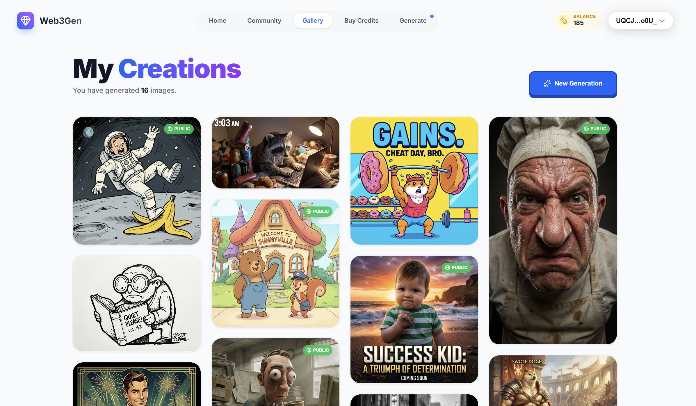 Generator Imej AI dengan Pembayaran TON Blockchain screenshot 3